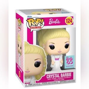 Funko Retro Toys Barbie with Blonde Hair and White Dress